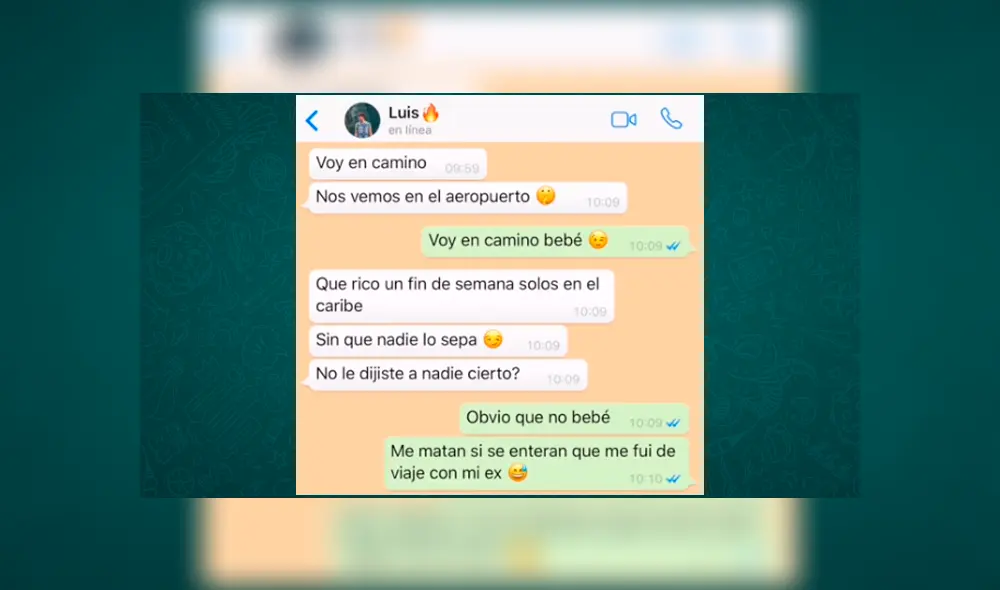 WhatsApp: Mujer infiel quiso viajar con su ex pareja, pero su novio la descubre y esto pasa [VIDEO]