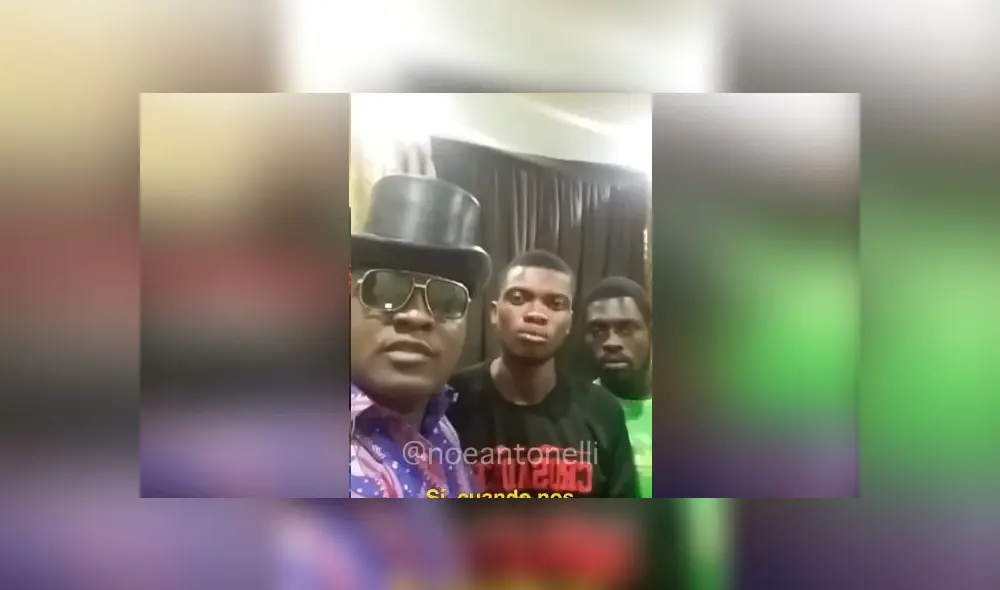 Desliza las imágenes para ver parte de la entrevista que hicieron a los africanos que bailan con ataúd. Foto: Noe Antonelli/Instagram