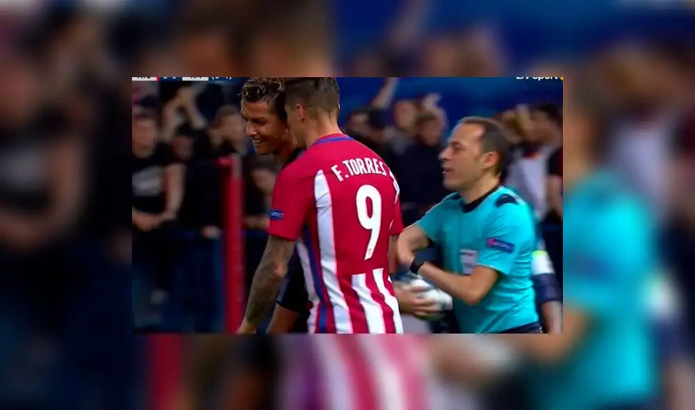 Revelan lo que Cristiano Ronaldo y Fernando Torres se dijeron durante el partido [VIDEO]