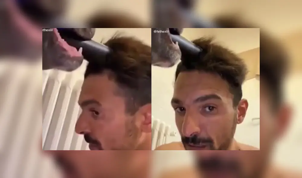 Desliza las imágenes para ver más fotos del divertido momento de 'cambio de look' que se hizo viral en Facebook. Desliza las imágenes para ver más fotos del divertido momento de 'cambio de look' que se hizo viral en Facebook.
