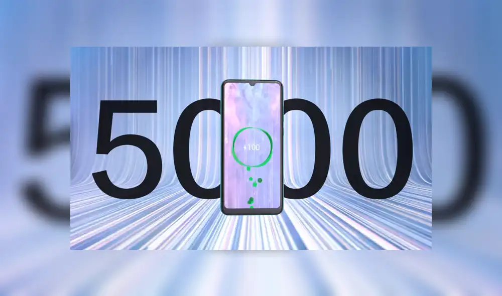 La batería del Huawei Y6p es de 5.000 mAh.