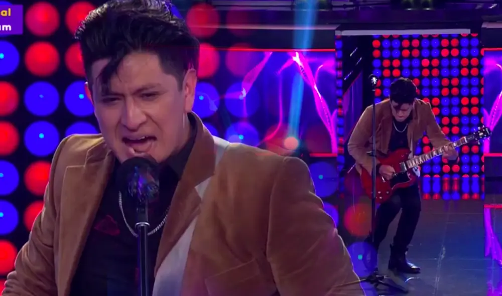 Su presentación de “La bamba” se ganó los elogios del jurado de la competencia, especialmente los de Ricardo Morán. Foto: Captura Latina