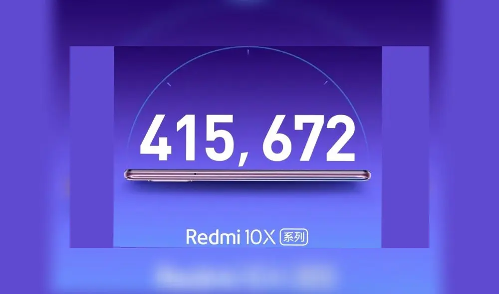 El Xiaomi Redmi 10X ha logrado la cifra de 415,672 puntos en AnTuTu benchmark.