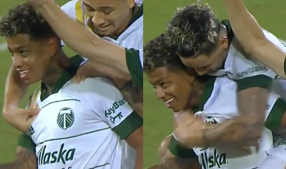 El peruano anotó apenas un minuto después de ingresar. Foto: Captura de video/FS1.