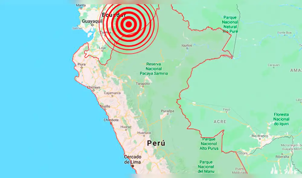Fuerte sismo de magnitud 5.8 se sintió en Loreto 