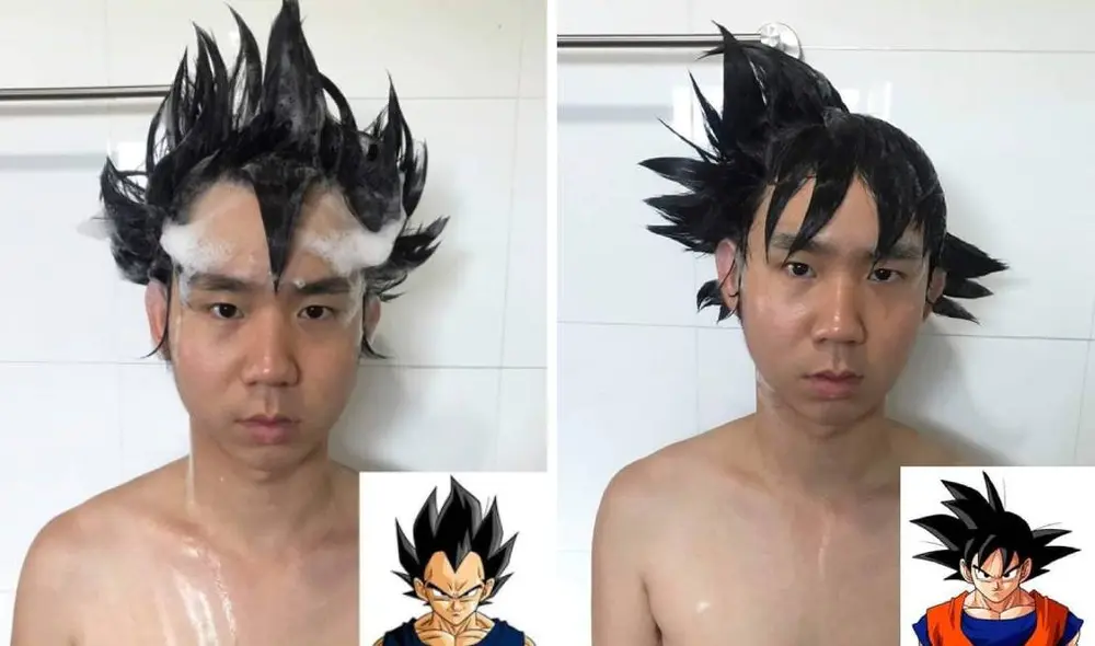 El usuario de Facebook realizó un cosplay casero para parecerse a sus personajes favoritos. Foto: Captura/Facebook/Edwin Malibuu