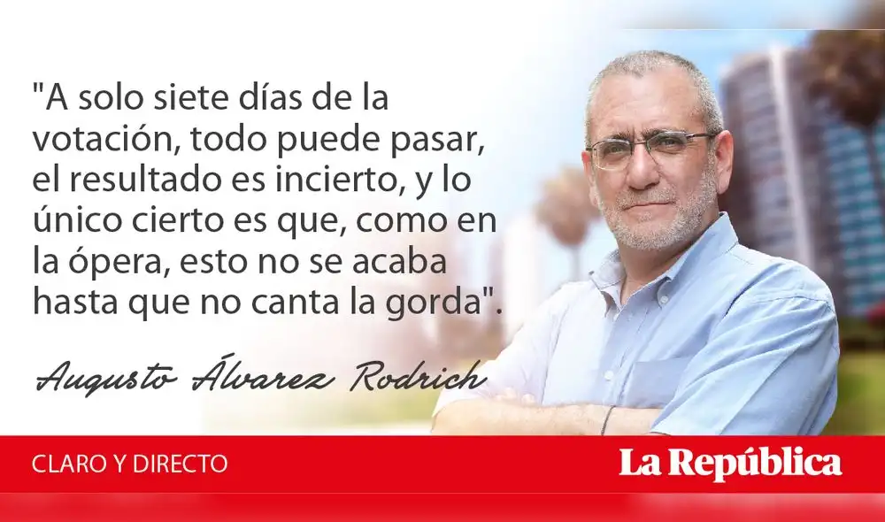 En carrera hasta que la gorda cante