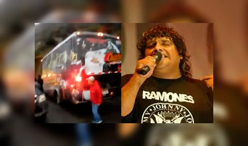 Toño Centella: cantante salvó de morir tras choque de su bus contra combi [VIDEO]