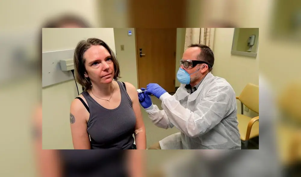 Jennifer Haller es la primera paciente en recibir la vacuna experimental contra COVID-19. Foto: AP Jennifer Haller es la primera paciente en recibir la vacuna experimental contra COVID-19. Foto: AP