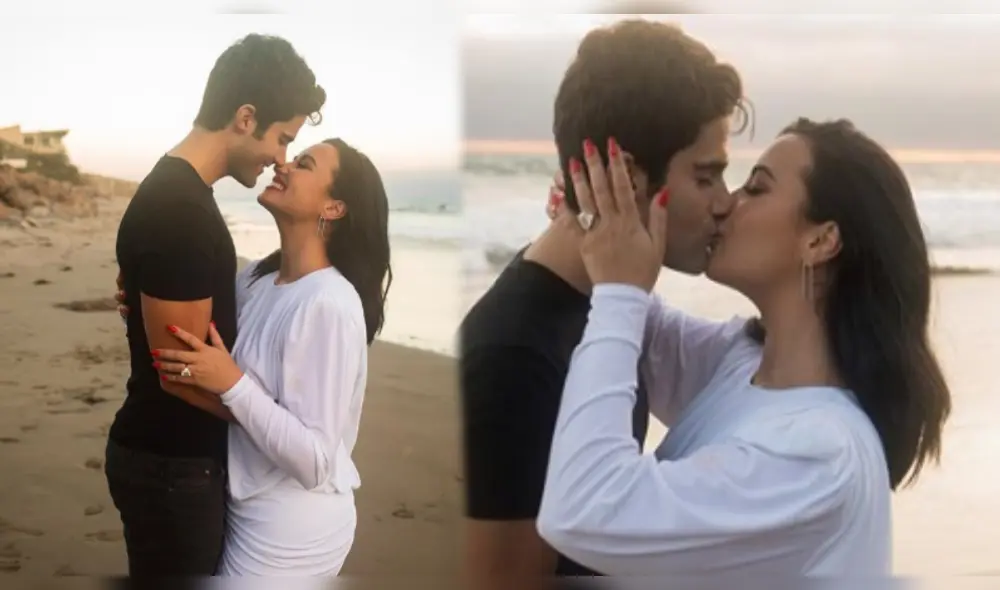 Demi Lovato y Max Ehrich se comprometieron y lo anunciaron en Instagram