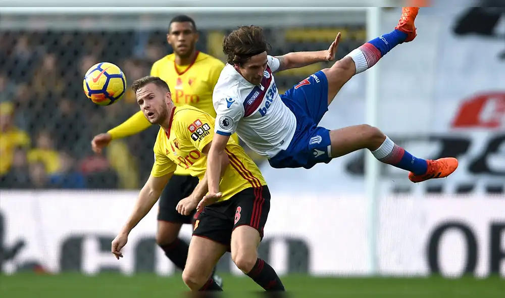 Premier League: el Watford de André Carrillo perdió de local 1-0 ante el Stoke City Premier League: el Watford de André Carrillo perdió de local 1-0 ante el Stoke City