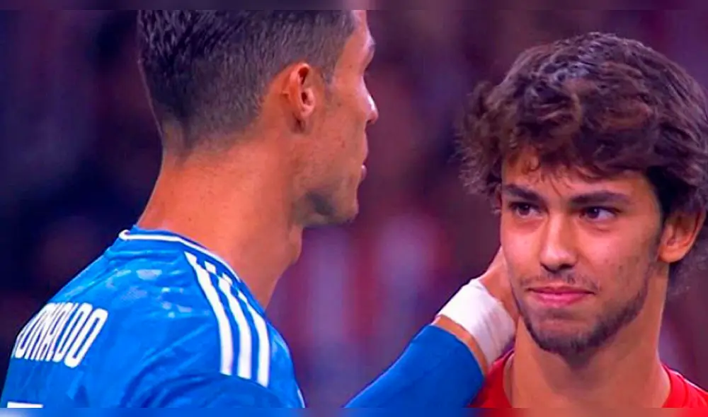 Cristiano Ronaldo y la foto viral con Joao Félix tras la fecha 5 de la Champions League. Cristiano Ronaldo y la foto viral con Joao Félix tras la fecha 5 de la Champions League.
