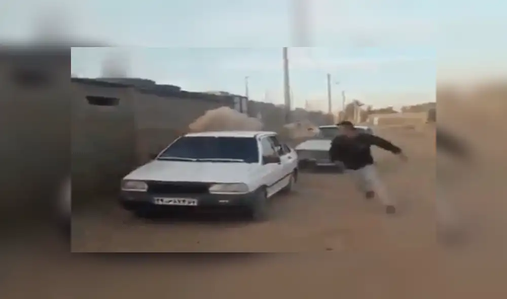 Hombre y camello protagonizan hilarante ‘persecución’ que termina de manera inesperada [VIDEO]