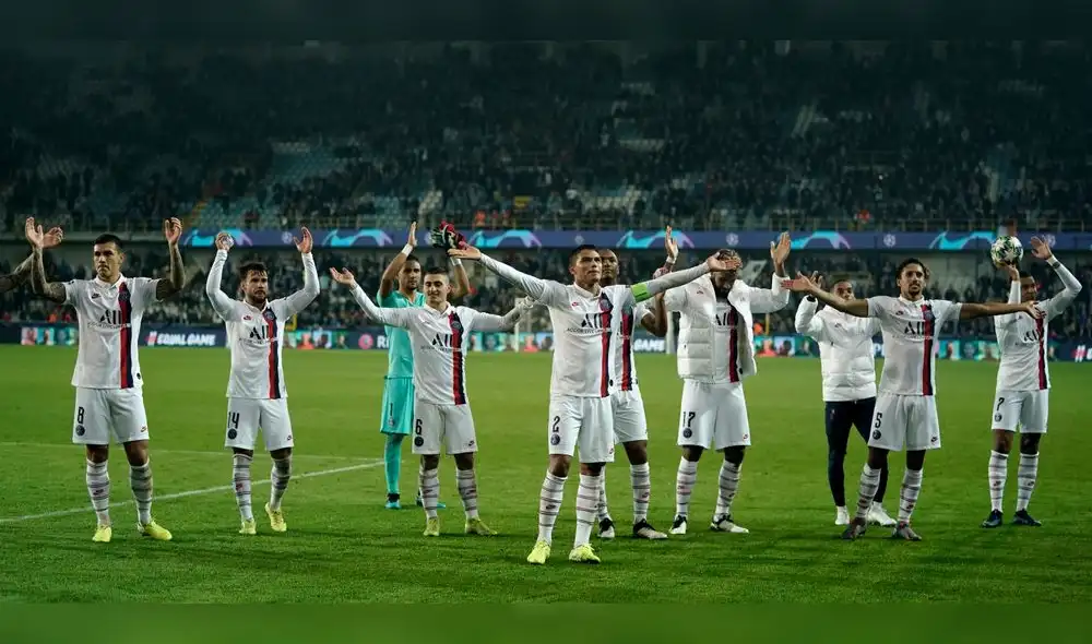 El equipo parisino sumó 9 puntos y se mantiene como líder del grupo A. Foto :AFP. El equipo parisino sumó 9 puntos y se mantiene como líder del grupo A. Foto :AFP.