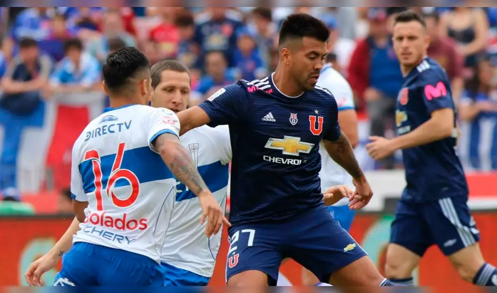Universidad de Chile derrotó 2-0 a U. Católica en el clásico universitario 