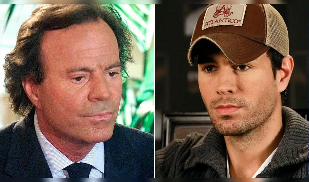Enrique Iglesias y Julio Iglesias