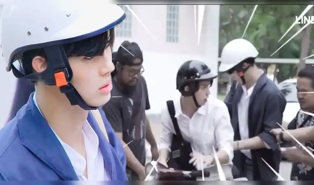 El detrás de cámaras del capítulo 1 de Still 2gether. Créditos: GMMTV