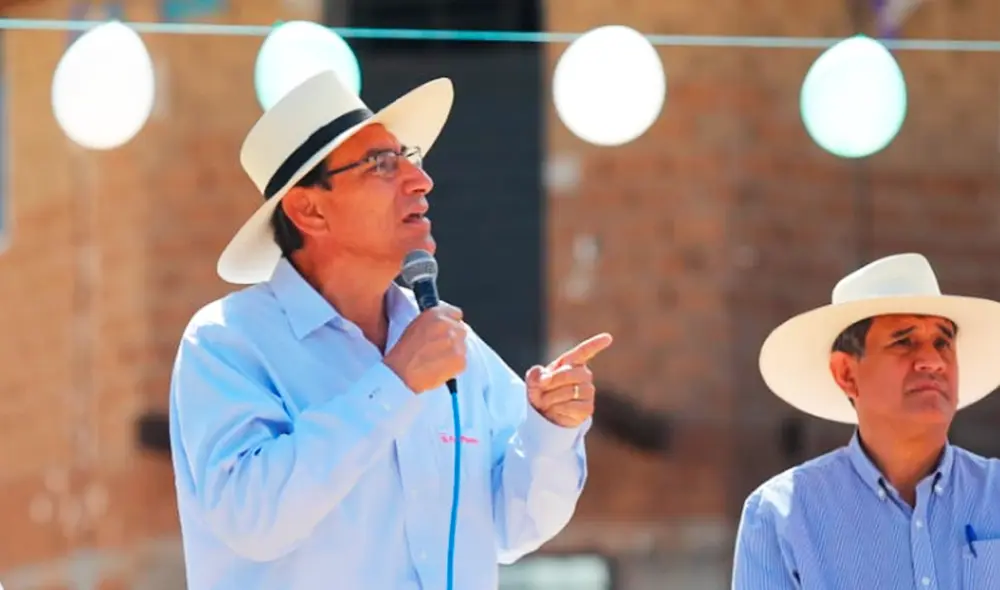 El presidente Martín Vizcarra anunció que su propuesta para el adelanto de elecciones no es negociable. Foto: Presidencia.