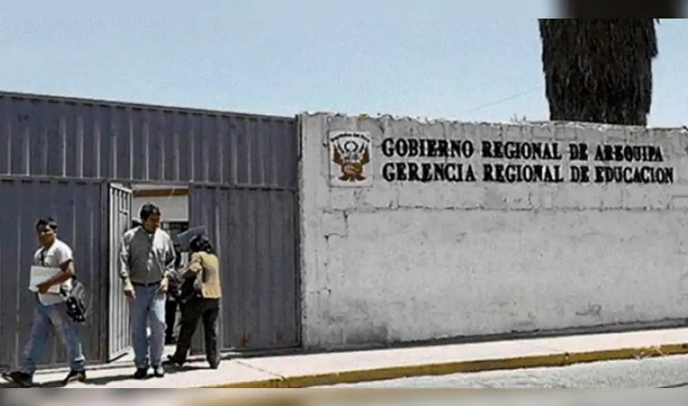 Gerencia de Educación destituyó a 5 servidores públicos en Arequipa.