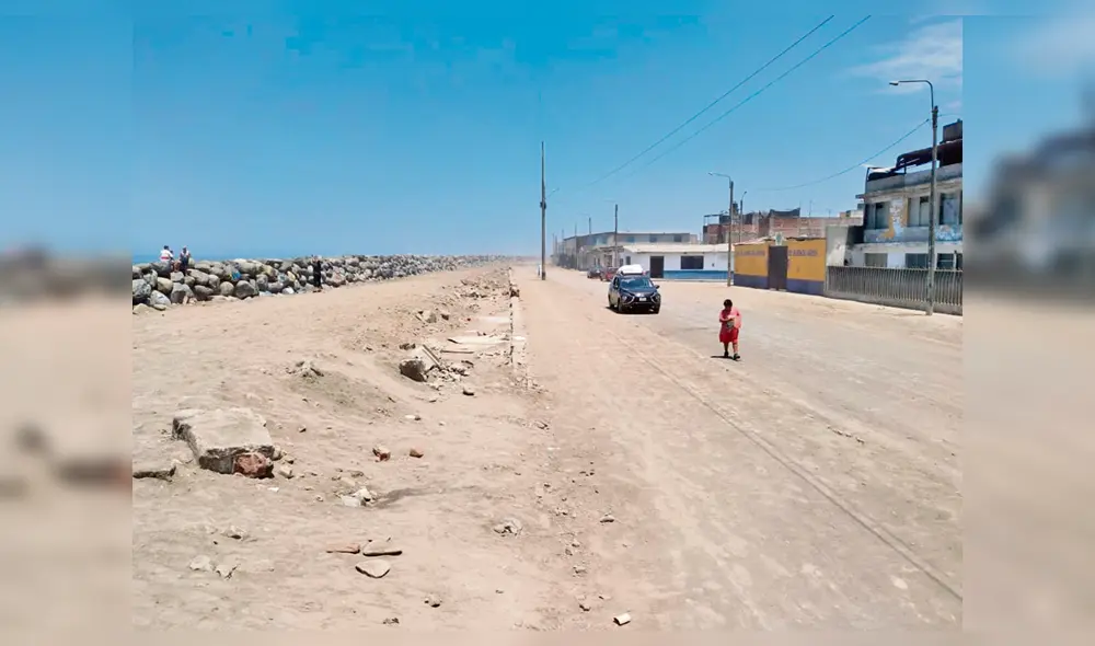 Buenos Aires. Es la playa más golpeada por la erosión costera. Los estragos de la naturaleza destruyeron el malecón Colon, viviendas y negocios.