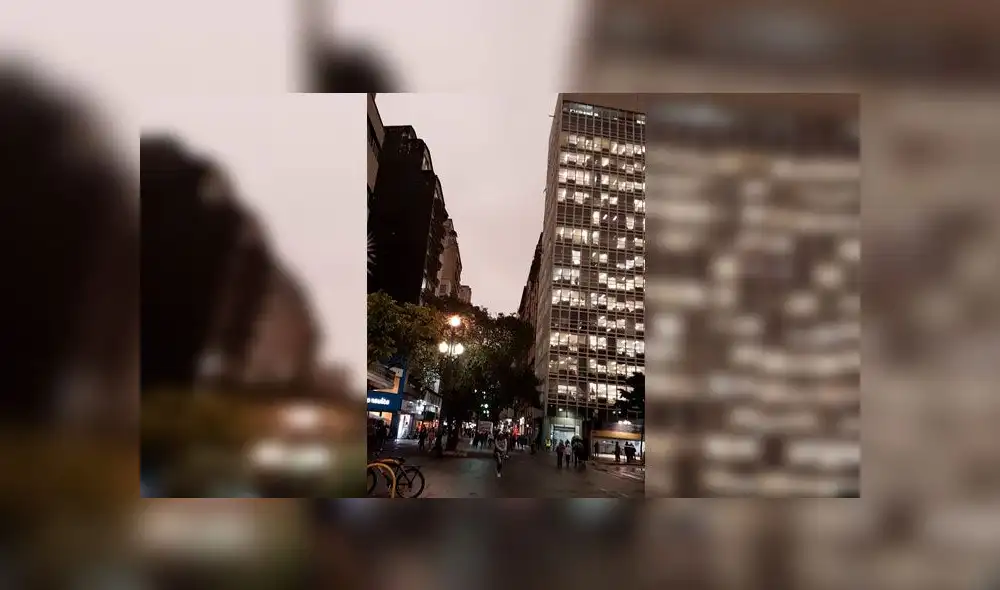 Especialistas dijeron que el fenómeno se formó por el incendio en la Amazonía y el clima en Sao Paulo. Foto: Twitter