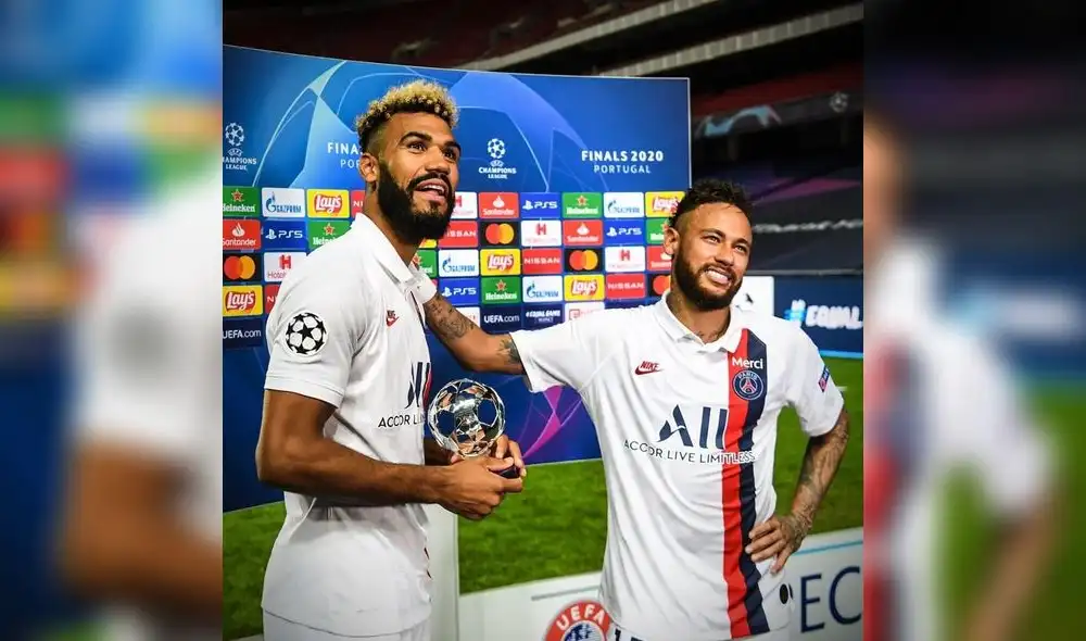 Neymar y Choupo Moting. Foto: UEFA Neymar y Choupo Moting. Foto: UEFA