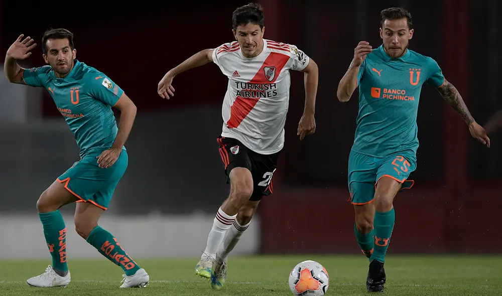 LDU visita a River Plate en la sexta fecha del grupo D de la Copa Libertadores 2020. Foto: AFP