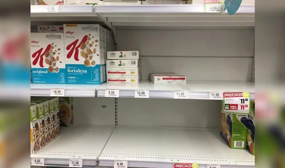 Coronavirus: CCL pide que se mantenga la calma ante desabastecimiento en supermercados Coronavirus: CCL pide que se mantenga la calma ante desabastecimiento en supermercados