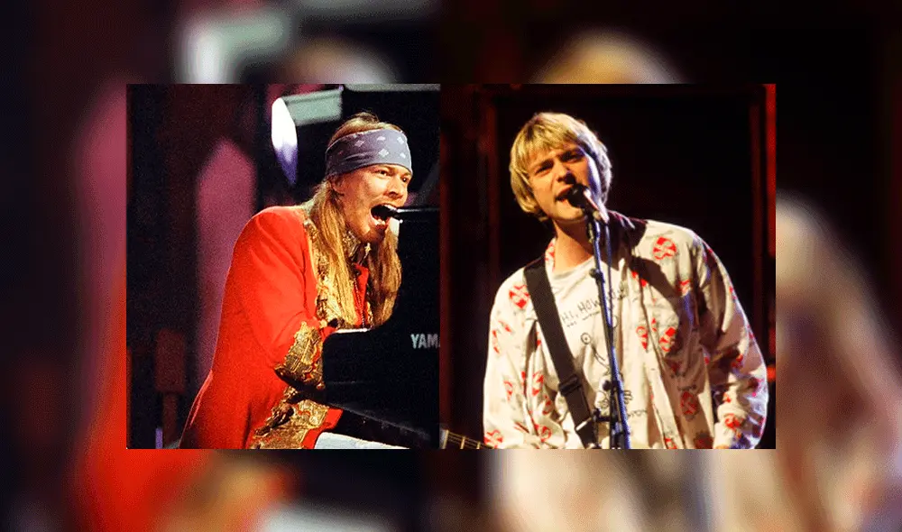 La pelea entre Kurt Cobain y Axl Rose en los MTV Video Music Awards 1992