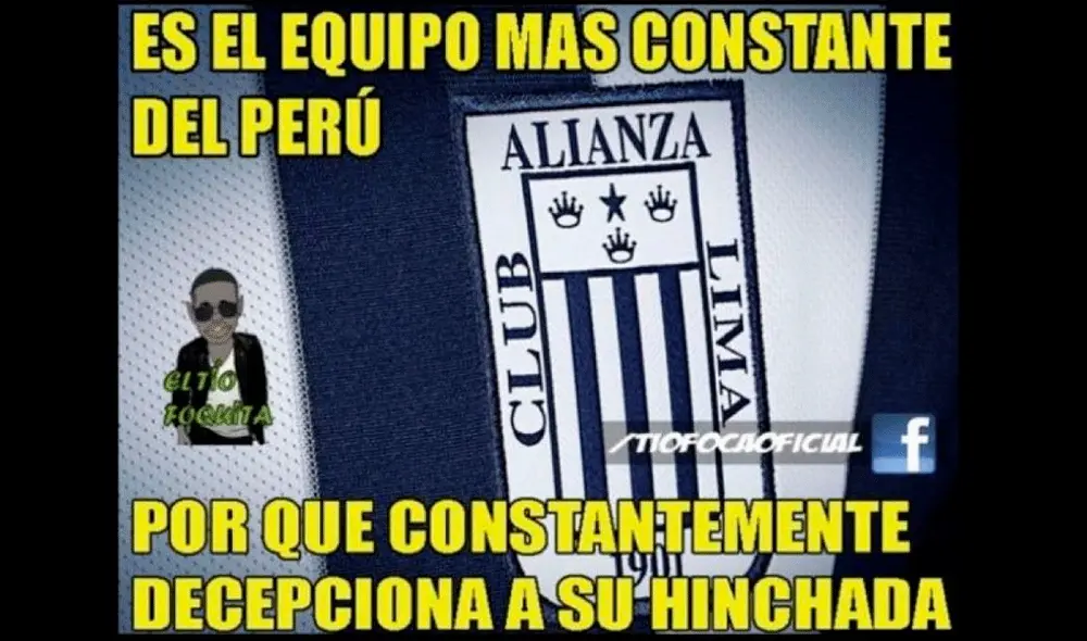 Los memes calientan la previa del clásico del fútbol peruano entre Universitario y Alianza Lima. | Foto: Facebook