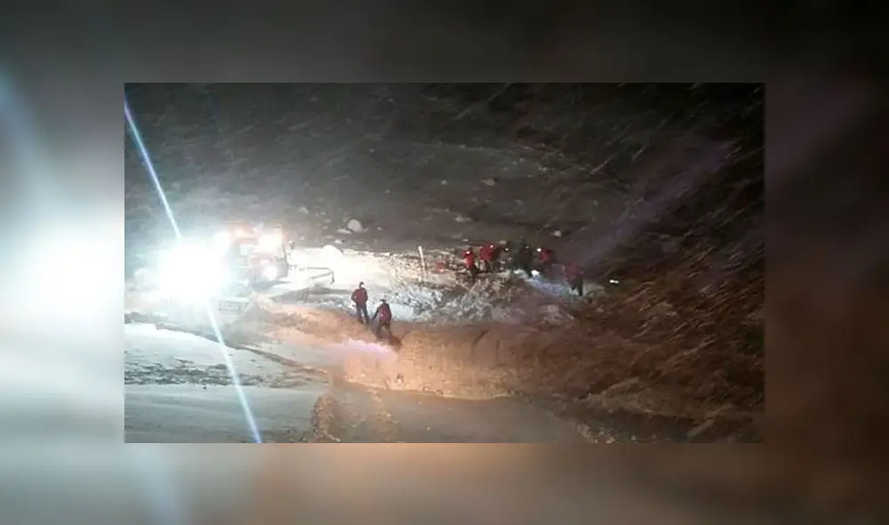 Esquiador fue rescatado tras pasar cinco horas enterrado bajo la nieve Esquiador fue rescatado tras pasar cinco horas enterrado bajo la nieve