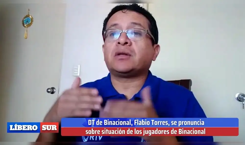 Jorge Jiménez en la conducción de Líbero Sur. Jorge Jiménez en la conducción de Líbero Sur.