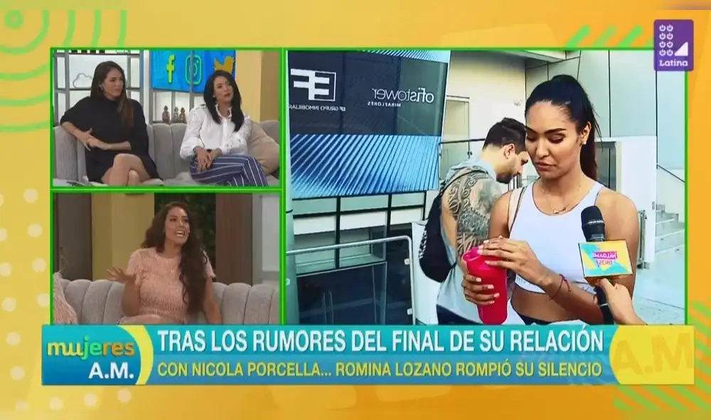 Nicola Porcella recibe a mujer en su cuarto ante rumor de separación de Romina