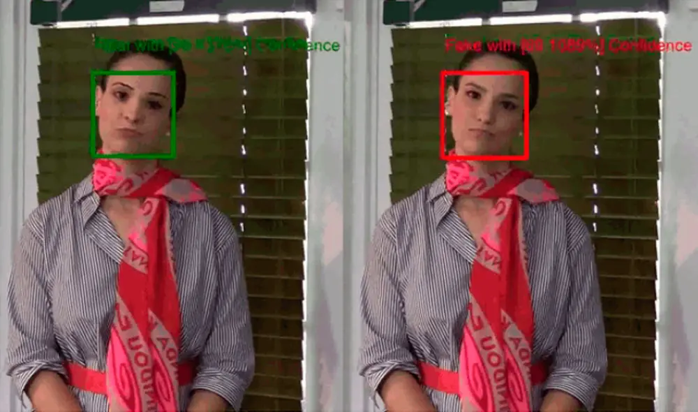 La herramienta muestra porcentajes de autenticidad en tiempo real. | Foto: Microsoft La herramienta muestra porcentajes de autenticidad en tiempo real. | Foto: Microsoft