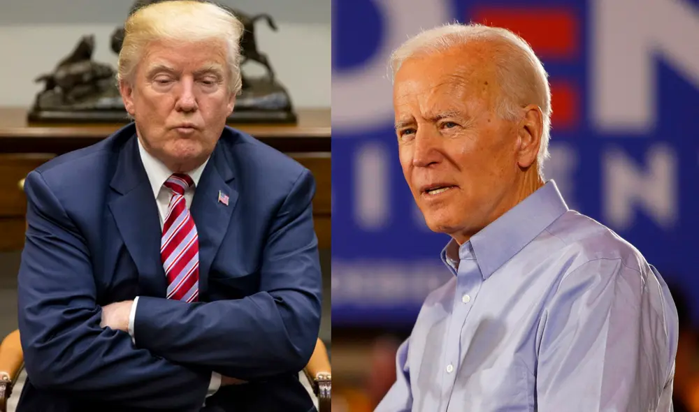 Donald Trump dijo que no realizará el debate virtual. Foto: EFE/composición