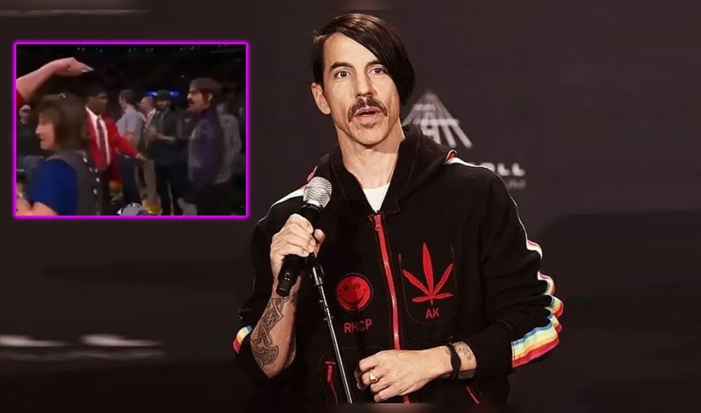 Anthony Kiedis, de RHCP,  fue expulsado de partido de la NBA [VIDEO]