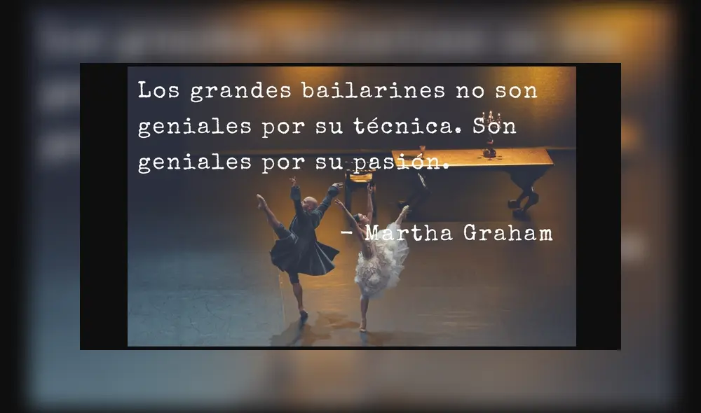 Frases para inspirarte por el Día Internacional de la Danza.
