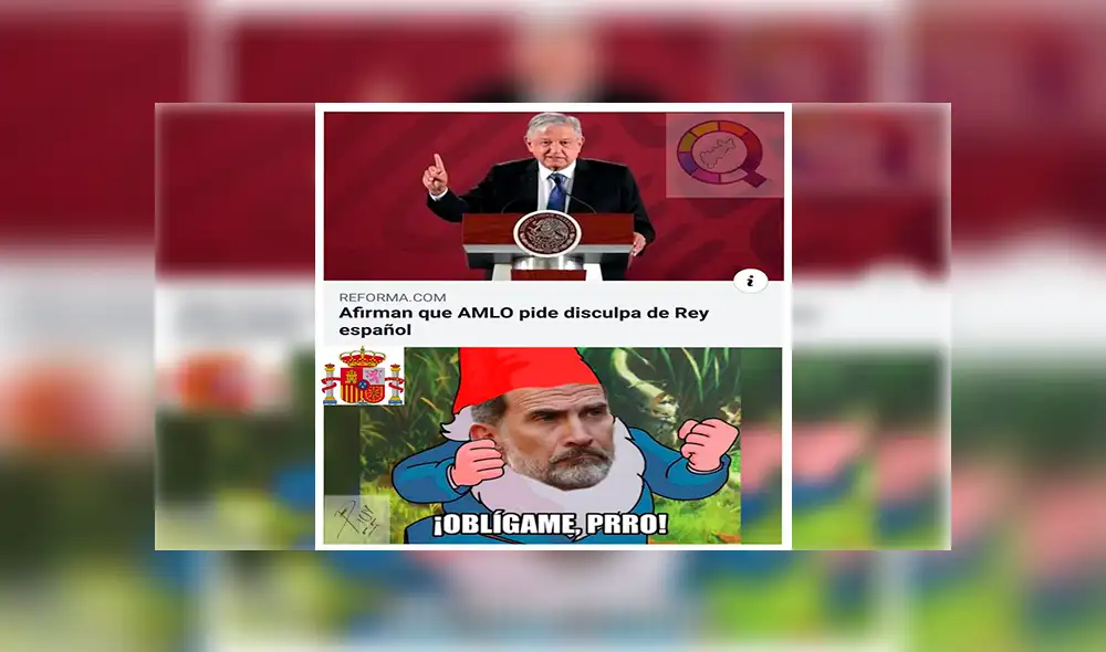 Facebook viral: AMLO desató ola de divertidos memes tras petición de disculpas al Rey de España [FOTOS]