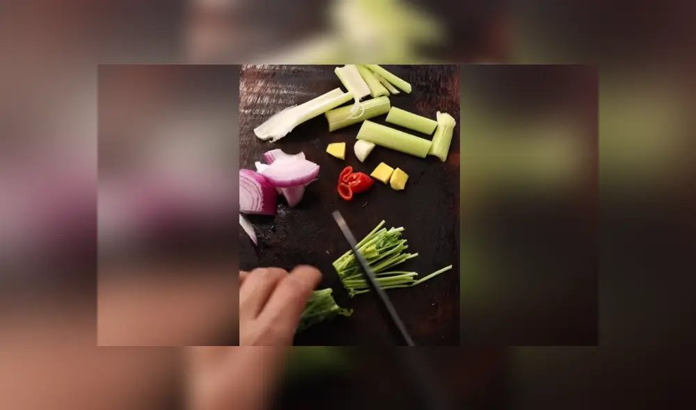 Un joven mostró paso a paso cómo hacer este deliciosa comida peruana. Foto: TikTok Un joven mostró paso a paso cómo hacer este deliciosa comida peruana. Foto: TikTok