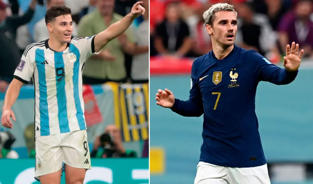 Argentina vs. Francia se miden en el Estadio Lusail. Foto: composición/EFE