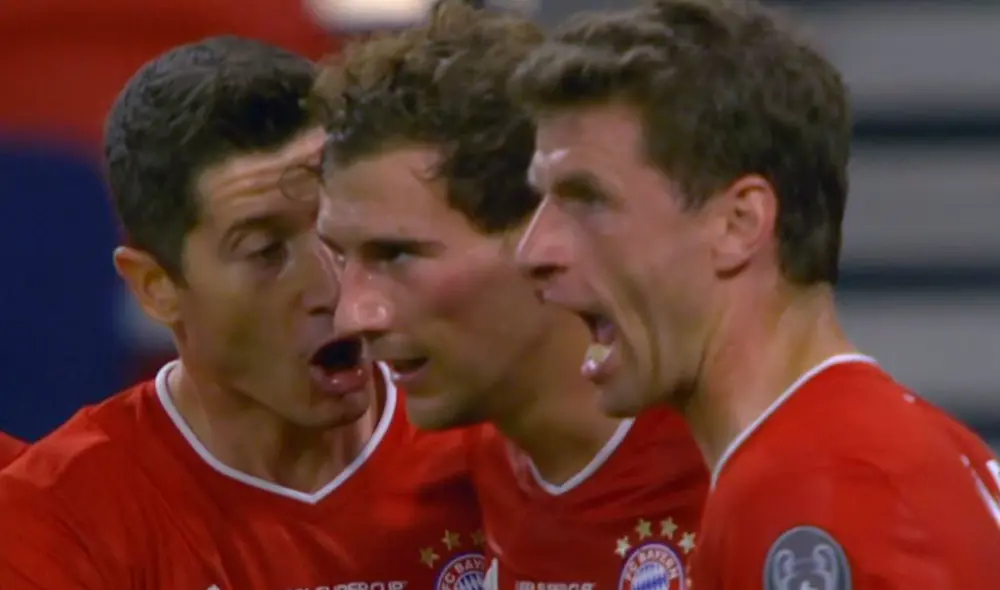 Leon Goretzka marcó el empate parcial del Bayern. Foto: Captura de Fox Sports Leon Goretzka marcó el empate parcial del Bayern. Foto: Captura de Fox Sports