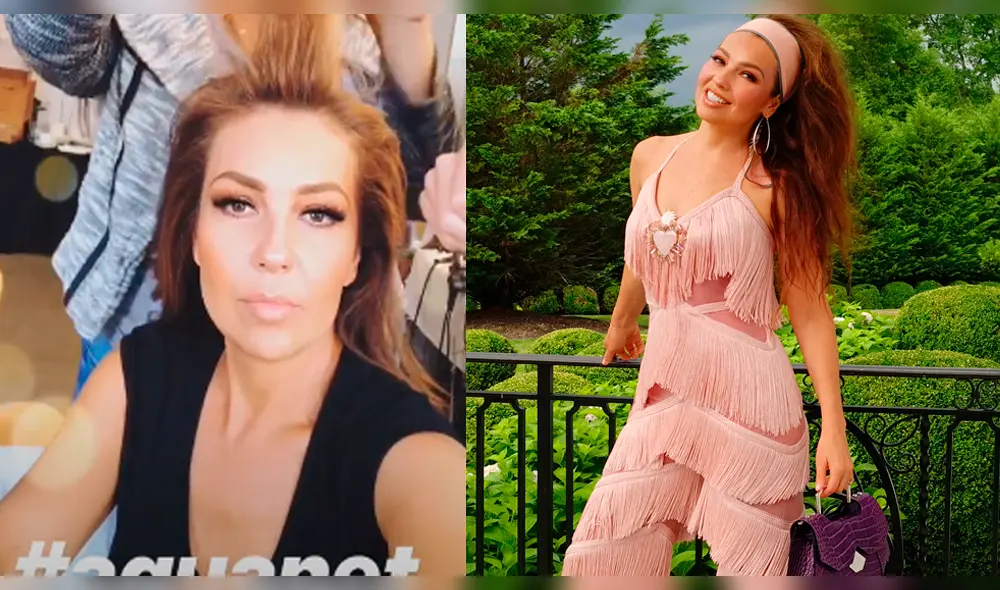 Crean piñata de Thalía y reacción de ella se viraliza [VIDEO]
