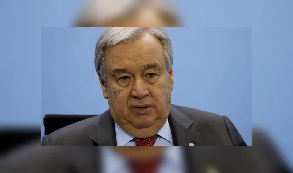 El secretario general de la OMS, António Guterres. | Foto: Omer Messinger / EFE