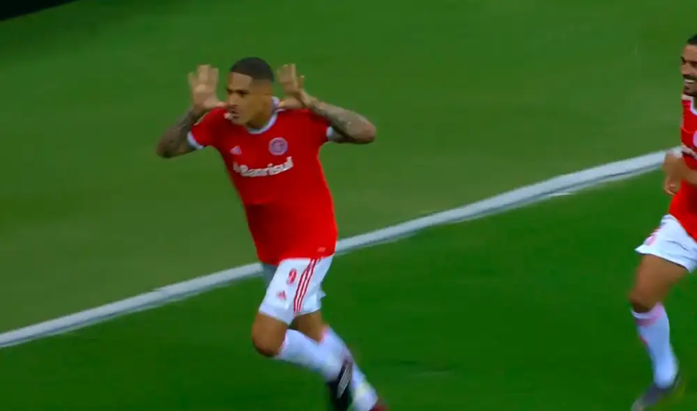 Paolo Guerrero anotó un golazo al final del primer tiempo e Internacional gana 1-0 a Tolima por la Copa Libertadores 2020. | Foto: Fox Sports