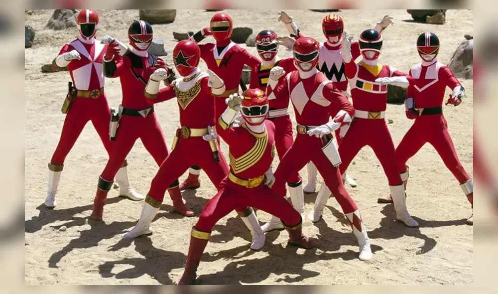 La maldición del Power Ranger rojo es un mito que recorre Internet.