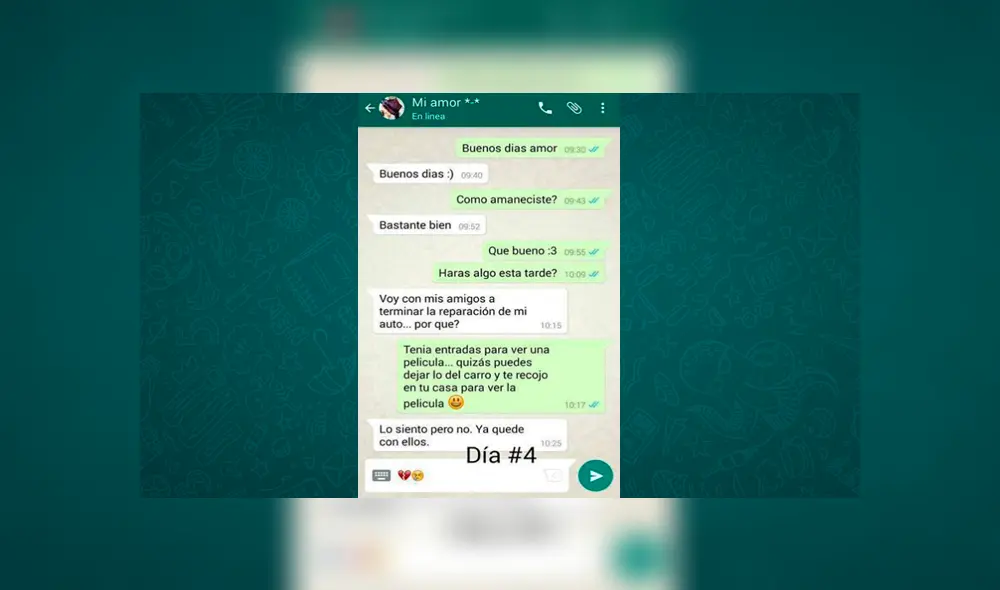 WhatsApp: chica dedicaba mensajes de amor a su ‘crush’ hasta que algo lo destruyó todo [FOTOS]