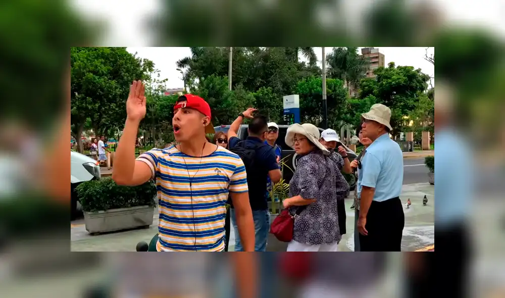 YouTube viral: peruano canta tema 'Tapir 590' por calles de Lima y así reaccionan los peatones [VIDEO] 