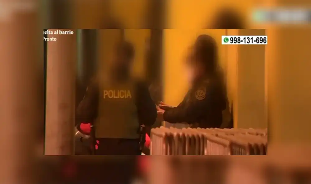 SJL: detienen a dos policías acusados de secuestrar y robar a joven./ Créditos: Captura América TV