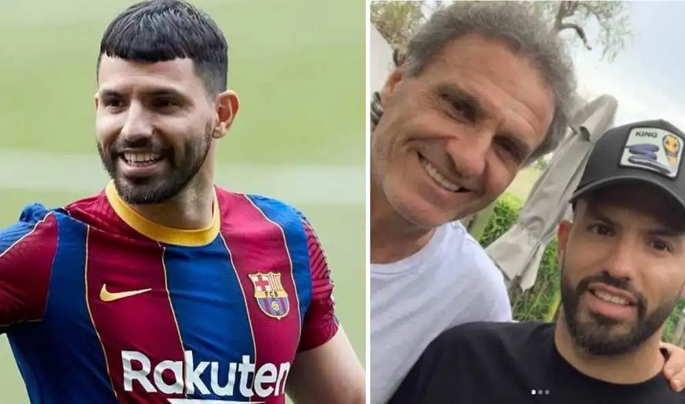 Ruggeri hizo debutar a Agüero en el fútbol profesional. Foto: composición captura Twitter Ruggeri hizo debutar a Agüero en el fútbol profesional. Foto: composición captura Twitter