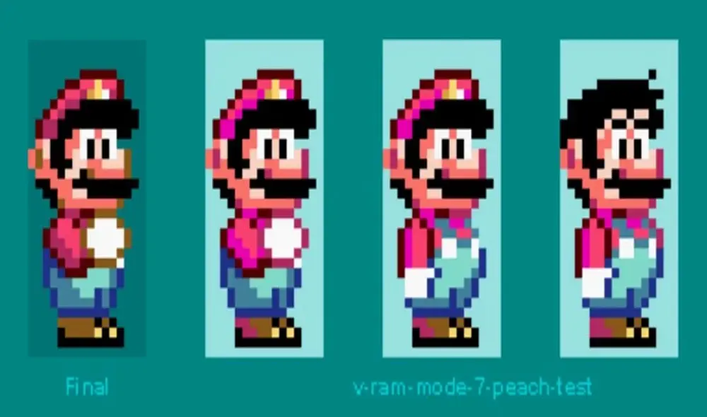 Así iba a lucir Mario sin gorra. Foto: Nintendo Metro / Twitter